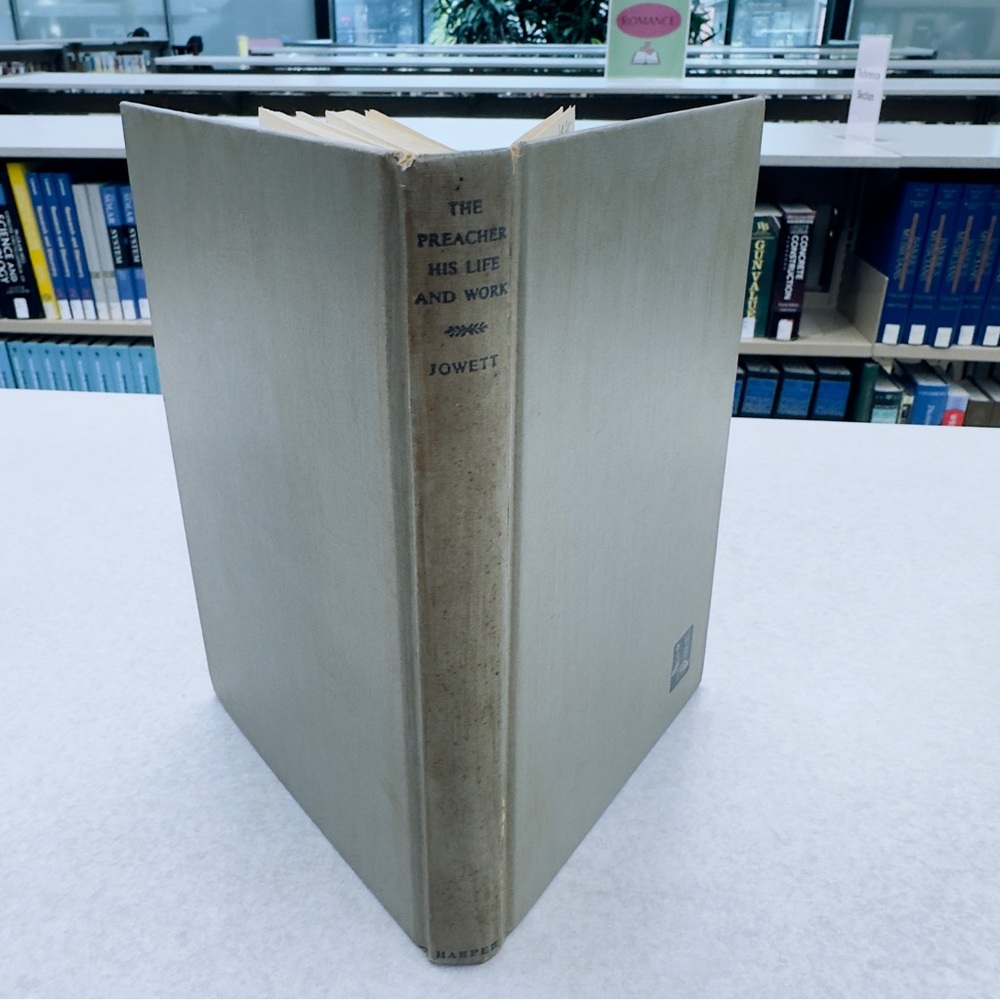 The Preacher and his Works vintage book 1912